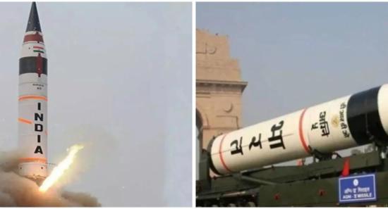 India Test-Fires Agni 5 Ballistic Missile
